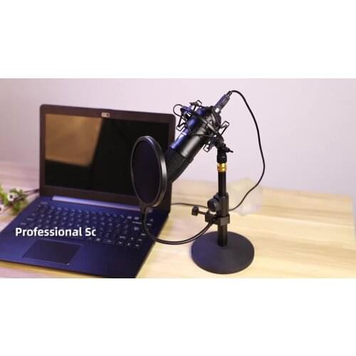 Youtube Microphone Recording Condenser usb streaming podcast pc microphone for studio