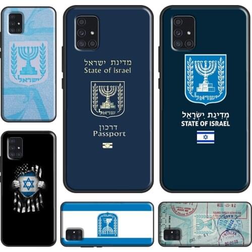 Israel Passport Case For Samsung A52 A12 A32 A42 A72 A71 A51 A31 A11 A21S A20e A20S A40 A50 A70 A02S Cover