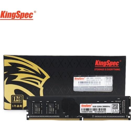 KingSpec memoria ram dimm ddr4 4GB 8GB 16GB 2666mhz 1.2v RAM for Desktop Computer Memoria RAM DDR4 1.2V 288pin Desktop RAMS
