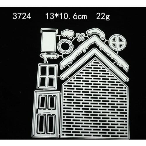 Cut Dies Of House Door Car Vehicle Hat Snowman Vine Border Scrapbooking Paper DIY Cards Stencil Album Handcraft Embossing Molds