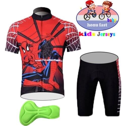 Pro Kids Cycling Jersey Set Boys Short Sleeve Summer Cycling Clothing MTB Ropa Ciclismo Child Bicycle Wear Sports Suit 2021