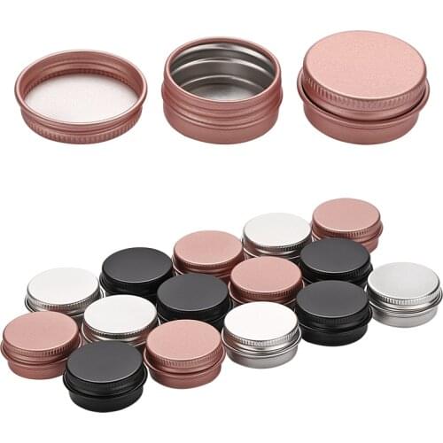 10Pcs 5g 10g Colorful Empty Aluminum Pot Jars Cosmetic Containers With Lid Eye cream hair conditioner Tin Cosmetic Metal