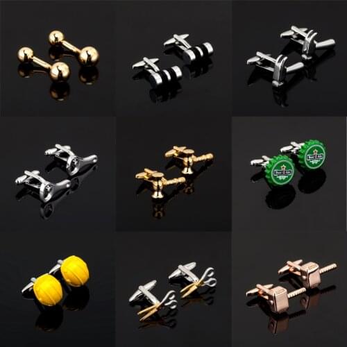 Luxury Senior engineer tools Cufflink Safety helmet hammer cufflinks for mens Brand cuff buttons cuff links High Quality Jewelry