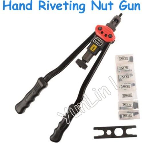 Hand Riveting Nut Gun M3-M12 Strong Type Pull Rivet Nut Riveting Gun Double Riveting Gun BT607