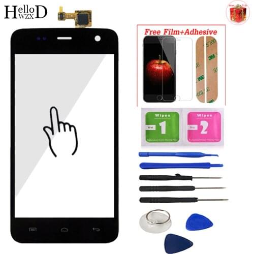 4.7'' Touch Screen Front Touch Glass For Explay Vega Touch Screen Glass Digitizer Panel Sensor Cable Protector Film Adhesive