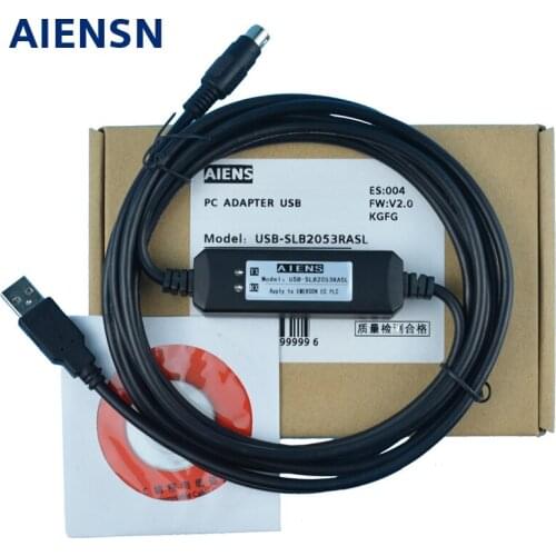 Compatible with Emerson EC10/20 PLC programming cable, data download line, communication line USB-SLB2053RASL