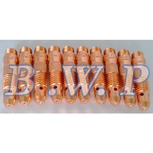 10PCS Collet Body 10N30 Size in 0.04" 1.0mm Fit WP-17 18 26 SR PTA DB Series TIG Welding Torches