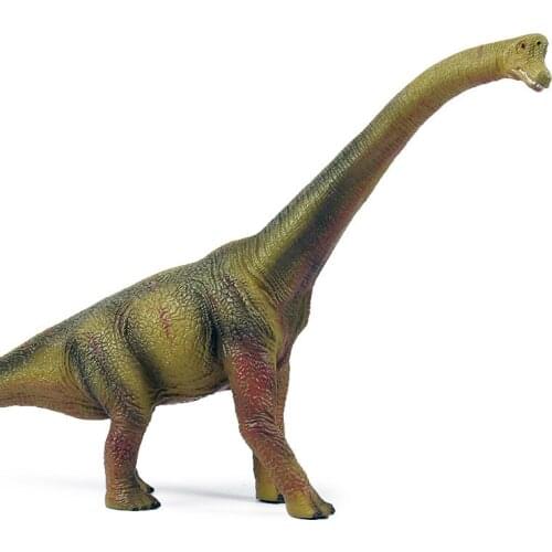 Green Brachiosaurus Large Model Simulation Dinosaur Hand-made Jurassic Park Plastic Children Toys Educational Animal Figure
