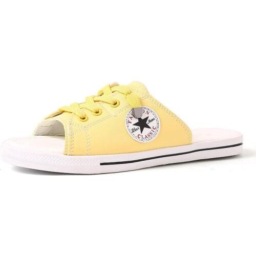 Women Slippers 2019 Summer New Geometric Casual Lace-up Flat with Student Outdoor Thick Sole 2cm ladies Slipper 35-40