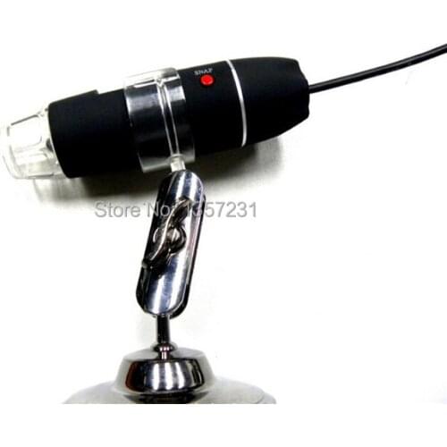 100pcs/lot USB Digital PCB Microscope 500x Zoom, 8 LEDs, Height Adjustable Stand + Software