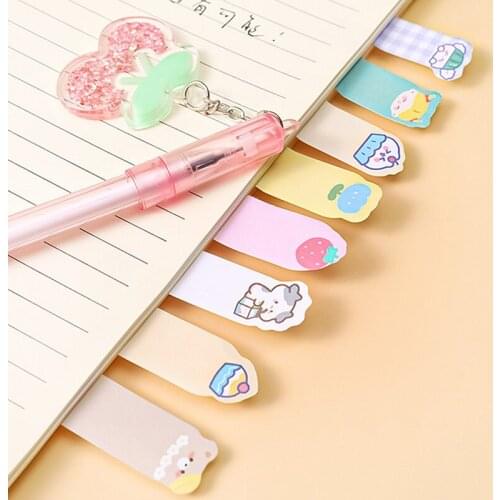 120 Sheets Kawaii Animal Sticky Note Classified Index Sticker Label Bookmark