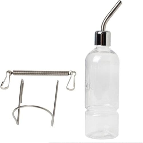 350ml Pet Rat Water Drinking Bottle Hamster Rabbit Dispenser Cylindrical Feeder