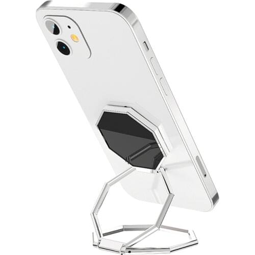 360 Degree Foldable Mobile Phone Holder Ring Buckle Retractable Desktop Car Magnetic Metal Stand Accessories For IPhone Tablet