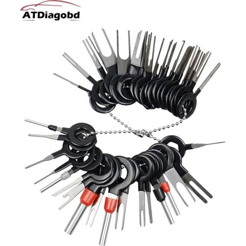 38pcs 11Pcs Automotive Plug Terminal Remove Tool Set Key Pin Car Electrical Wire Crimp Connector Extractor Kit Accessories