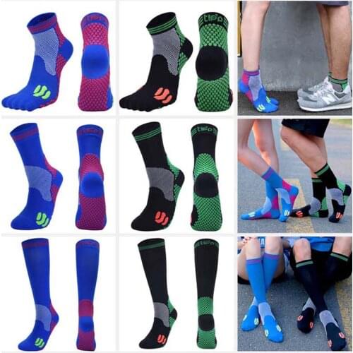 5 Pairs/lot Stockings Sports Socks Professional Breathable Soccer Football Basketball Running Socks Men Women Trekking Socks