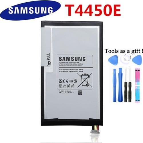 100% Original Tablet Battery T4450E For Samsung GALAXY Tab 3 8.0 T310 T311 T315 Genuine Replacement Batterries 4450mAh