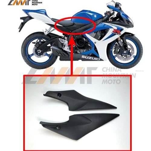 2x Black Tank Side Cover Panel Fairing case for SUZUKI GSXR600 GSXR750 2006-2007 K6
