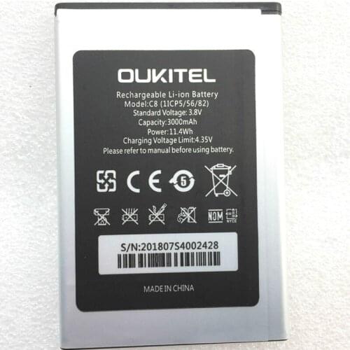 Аккумуляторы для телефонов Oukitel C8 Casitenifu China At AliExpress