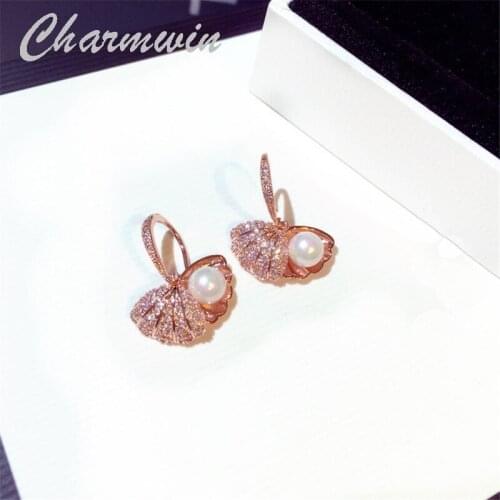 Charmwin Women's Gold Earrings