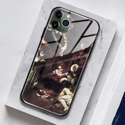 Nativity with Saints Francis and Lawrence Caravaggio Phone Case For IPhone SE 6 6s 7 8 Plus X XR XS 11 Pro Max Cover Shell