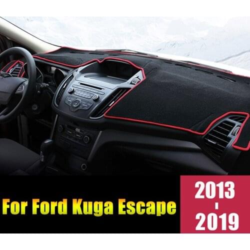 For Ford Kuga 2013-2015 2016 2017 2018 2019 MK2 Escape Car Dashboard Cover Mats Avoid Light Pads Sun Shade Carpets Accessories