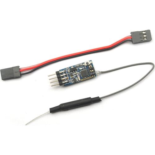 FD802 2.4G 8CH Mode PPM SBUS Mini Receiver Telemetry 12X25mm for FRSKY D8 FRSKY ACCST X9D Plus DJT DFT RC Airplane FPV Drone