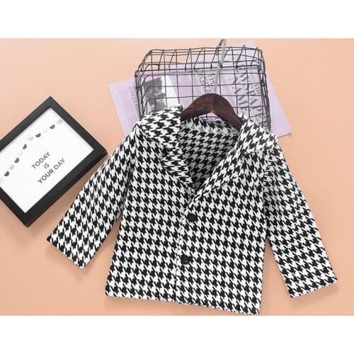 Children Kids Girls Coat Outwear Button Breasted Jacket Girls Clothing