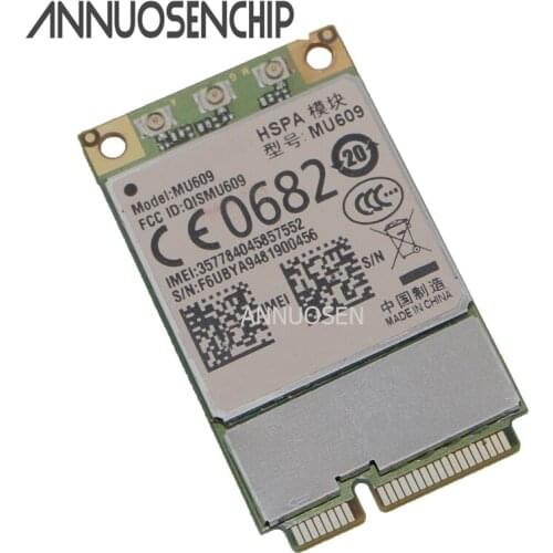 Hot sales MU609 WCDMA Mini PCIe HSPA+/UMTS quad-band 850/900/1900/2100 MHz M2 wireless wifi card 3G Module free shipping