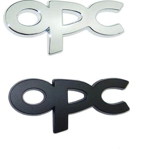 OPC Metal Emblem Badge Car Stickers Styling Front Grille For Opel Mokka Corsa Meriva Zafira Astra J H G Vectra Antara insignia