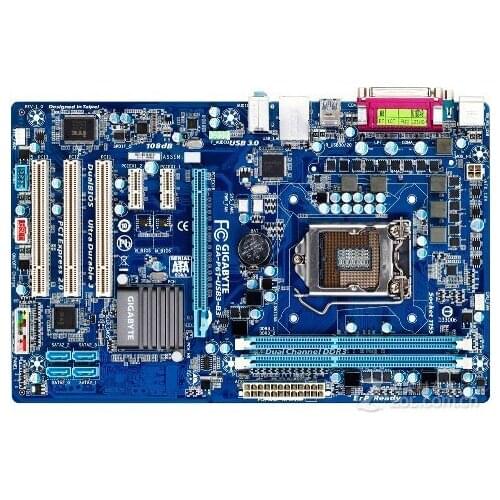 Original motherboard for Gigabyte GA-H61M-D2P-B3 DDR3 LGA 1155 H61M-D2P-B3 16GB USB3.0 H61 Desktop Motherboard Free shipping