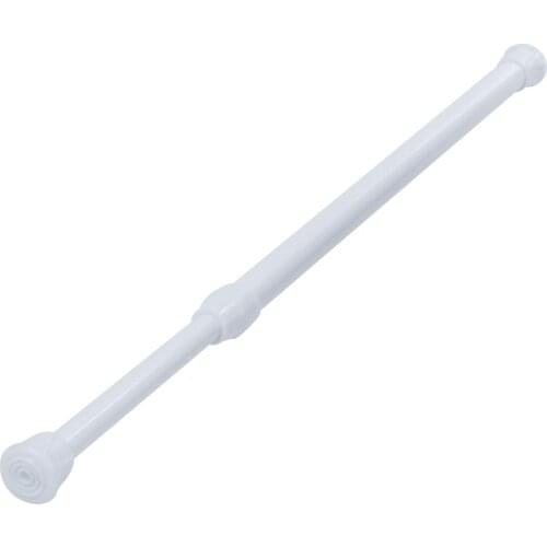 Promotion! 3 Pack Adjustable Extendable Small Tension Rod 11.8 inch to 19.7 inch, White