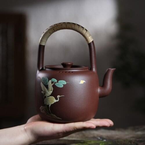 Rattan boil girder teapot high-capacity violet arenaceous boiling kettle electric TaoLu black tea white tea pu-erh tea