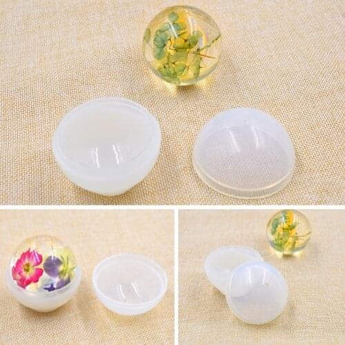 Sphere Ball Shape DIY Silicone Mold Mould DIY Pendant Jewelry Making Tools Craft