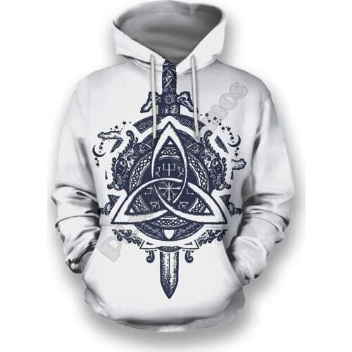 Viking Symbols 3D Printed Unisex Shirts Sweatshirt zipper hoodies women For men Pullover streetwear Cosplay Costumes 05