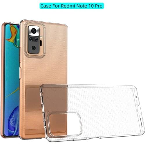 50pcs/lot Ultra Thin Clear Soft TPU Case for Xiaomi Redmi Note 10 Pro K40 9S 10S POCO X3 NFC F3 9T Note 9T Anti-Scratch Cover