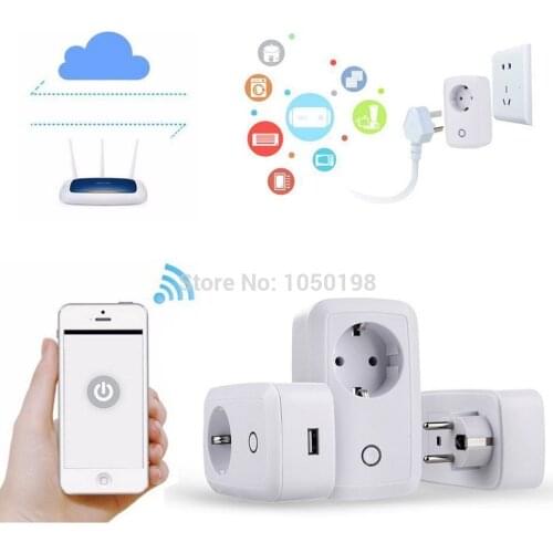 Smart WiFi Socket Plug Remote Control AC Power Repeater Switch for Android iOS