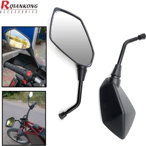 Universal 10mm 8mm Motorcycle Mirrors Racing Sport Bike Rear View Mirror For honda HORNET 250 600 900 Big Sheep FJS400 FJS 600