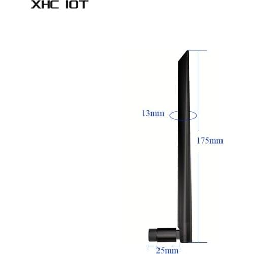 2Pcs 2.4GHz WIFI Uhf Omni Directional Antenna High Gain 3.0dBi XHCIOT TX2400-JKD-20 Flexible 2.4G Omnidirectional Whip Antenna