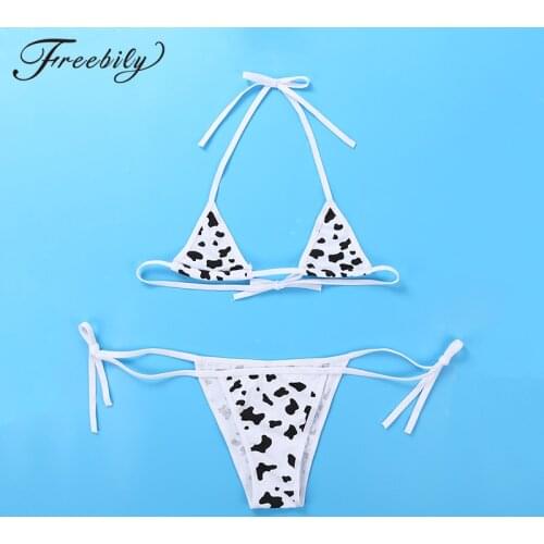 Japanese Sexy Lingerie Cute Kawaii Blue Pink White Striped Mini Bikini Adult Cosplay Erotic Costumes Bra Women Underwear Set