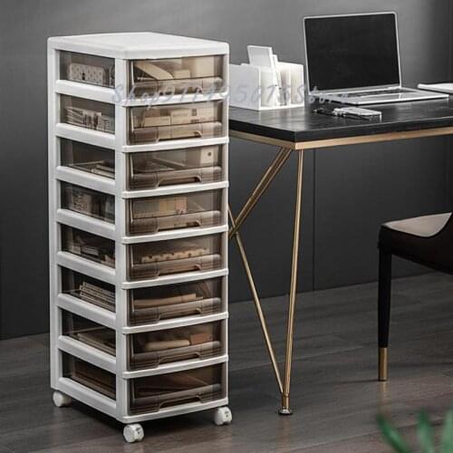 Office File A4 Storage Box, Multi-layer Storage Box, Drawer Type Storage Cabinet, Removable Pulley