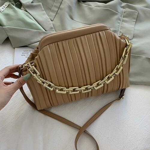 Pu Leather Women Chain Handbags High Quality Ladies Small Tote Crossbody Bags for Women Fashion Female Shoulder Messenger Bags