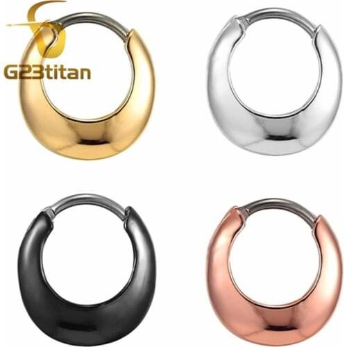 G23titan Fashion Septum Clicker 16G 8mm G23 Titanium Pole TOP HOT Body Piercing Jewelry