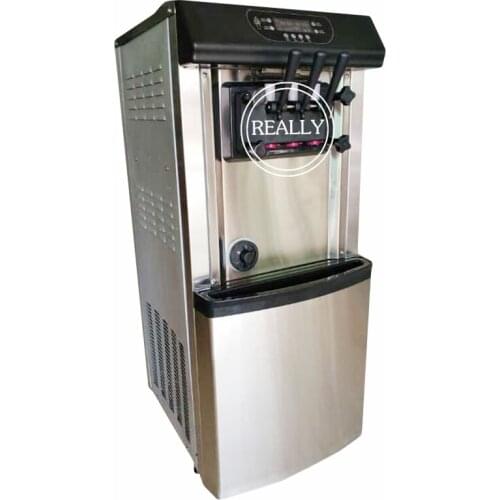 22L commercial stainless steel vertical soft serve milk ice cream making machine