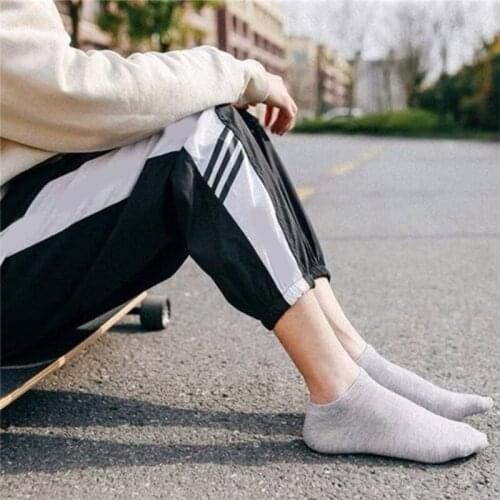 5Pair/lot Fashion Men Women Boat Socks Summer Autumn Non-slip Invisible Cotton Socks Male Female Shallow Mouth Ankle Sock