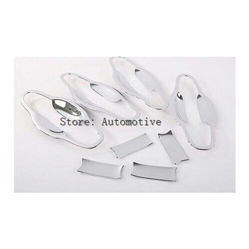 8pcs ABS Chrome Handle Bowls Cover Trim For Toyota Highlander 2014 2015 2016 2017