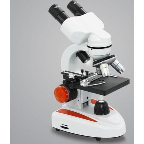 Binocular biological microscope high-definition high-magnification scientific detection experiment portable set 5000 times