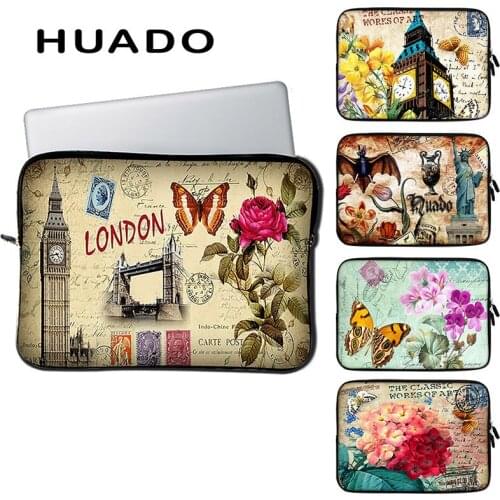 Retro style Laptop case 15.6 bag for tablet 7" 10" sleeve 12"14" 13"17" notebook pouch cover for dell/lenovo/asus/macbook pro13