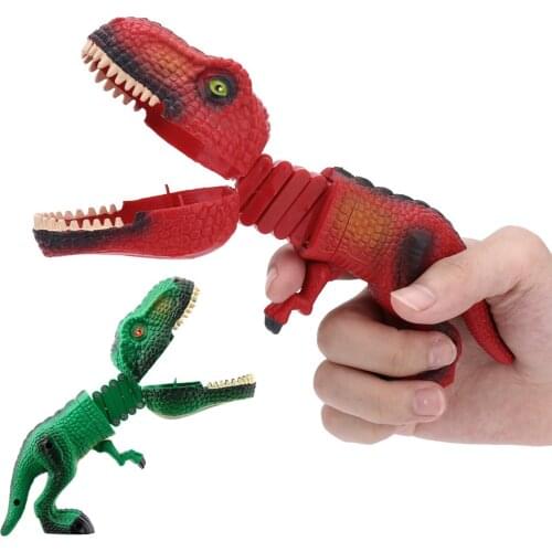 Children Dinosaur Toy Plastic Animal Toys Dinosaur Animal Figures Grabber Claw Game Snapper Pick Up Claw Novelty Kids Gift Nice