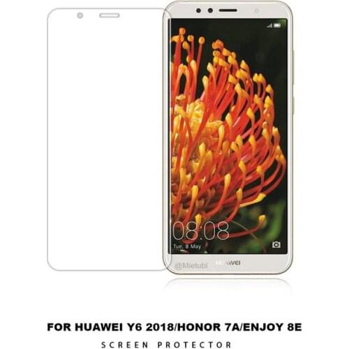 For Huawei Honor 7A Pro Honor 7A 5.7" AUM-L29 Tempered Glass Screen Protector Film for Huawei Y6 2018 ATU-L11 ATU-LX3 glass film
