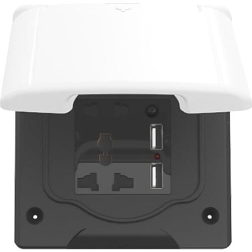 Dual-Port USB RV Power Outlet Box Socket IP44 Outdoor Camper Electrical Box Mounting Waterproof Car Charger Adapter